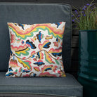 Colcha - Etna Wiswall Rainbow Pattern Art Pillow Throw Pillows