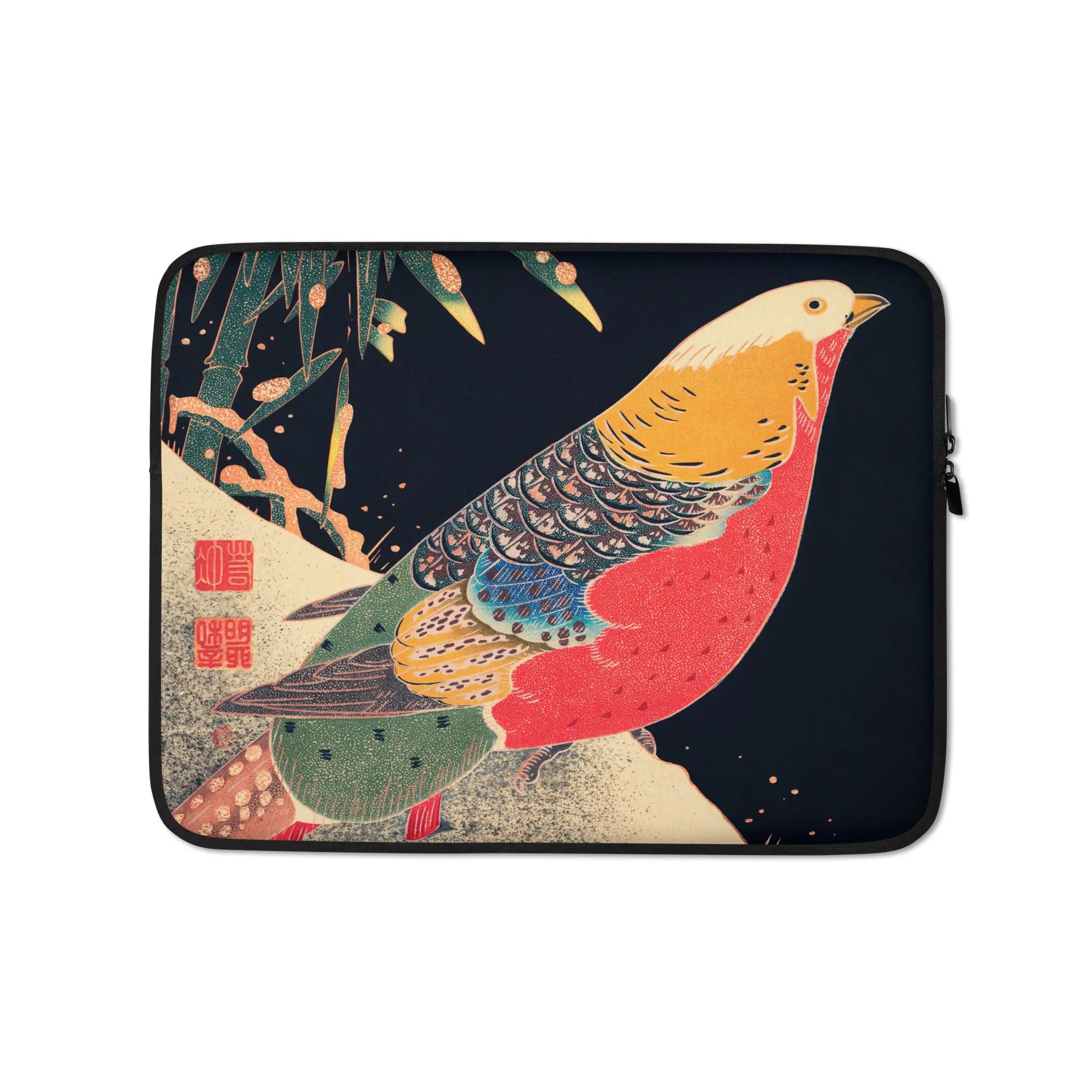 Golden Pheasant in the Snow - Ito Jakuchu Laptop Sleeve 13″ Computer Covers & Skins