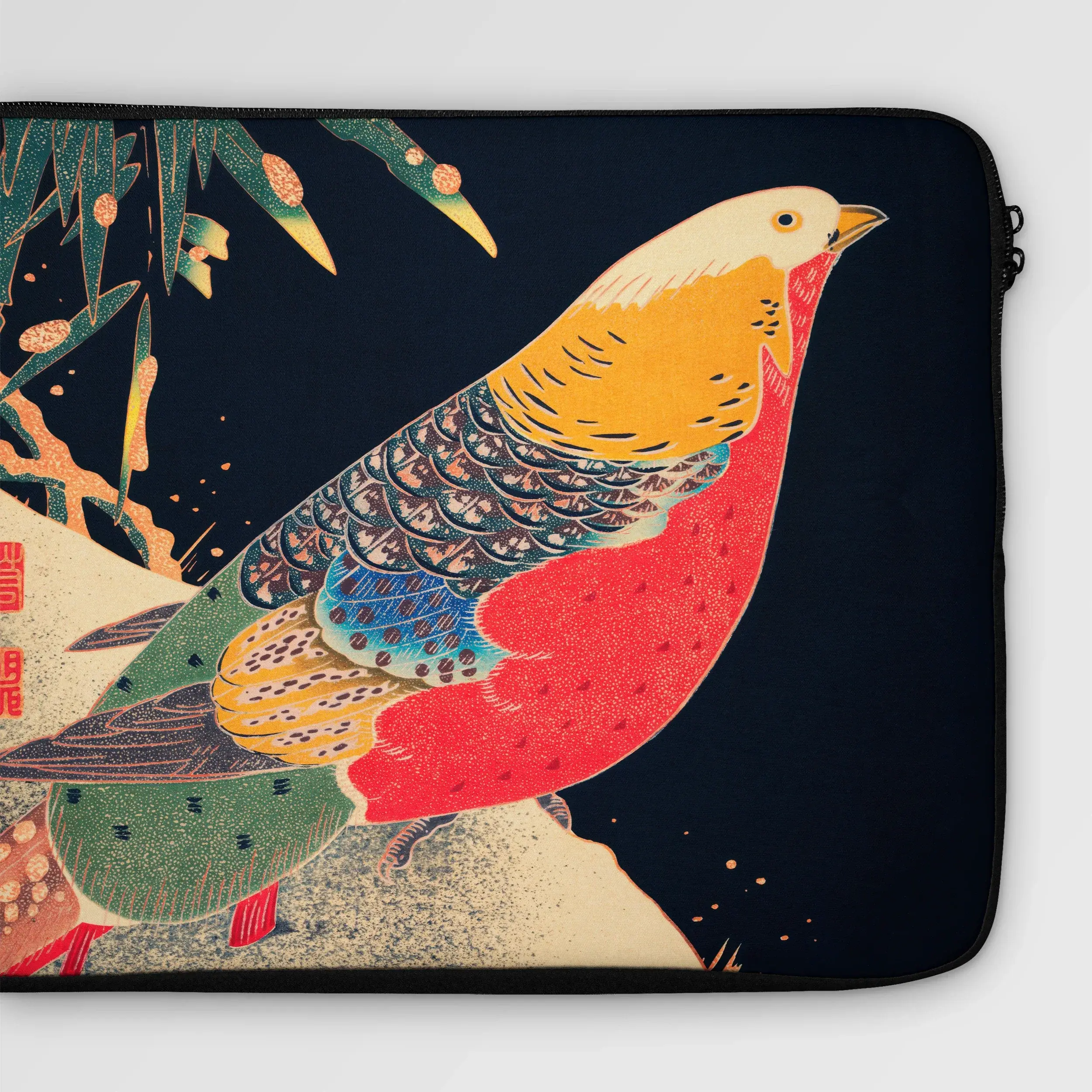 Golden Pheasant in the Snow - Ito Jakuchu Laptop Sleeve Computer Covers & Skins