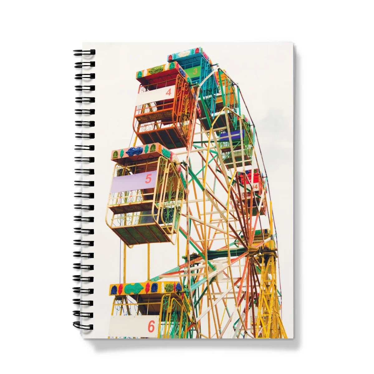 Wheel of Fortune - Amusement Park Ferris Notebook A5 - Graph Paper Notebooks & Notepads