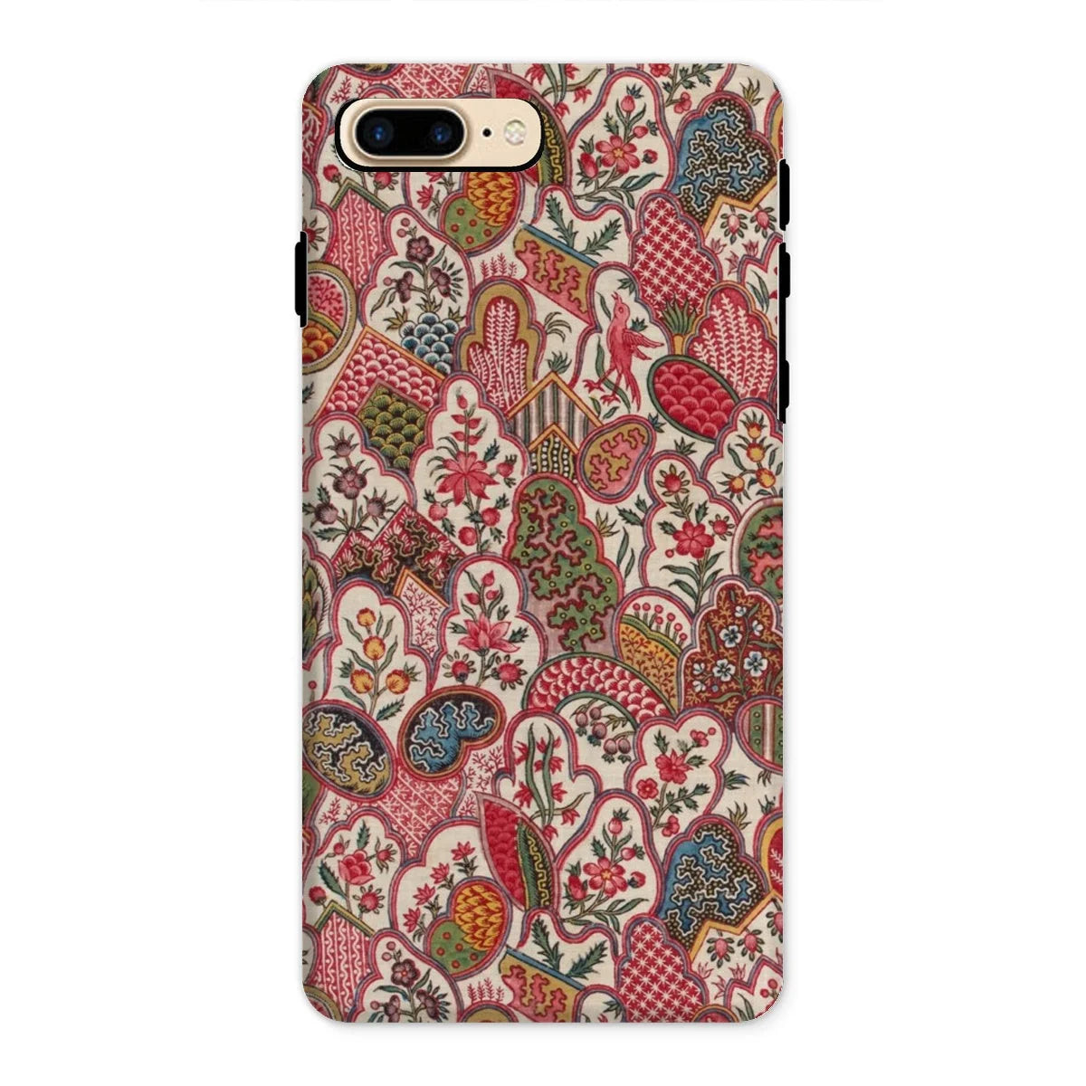 Oberkampf & Cie. Floral Fabric Art Iphone Case 8 Plus / Matte Mobile Phone Cases