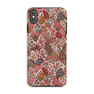 Oberkampf & Cie. Floral Fabric Art Iphone Case Xs Max / Matte Mobile Phone Cases