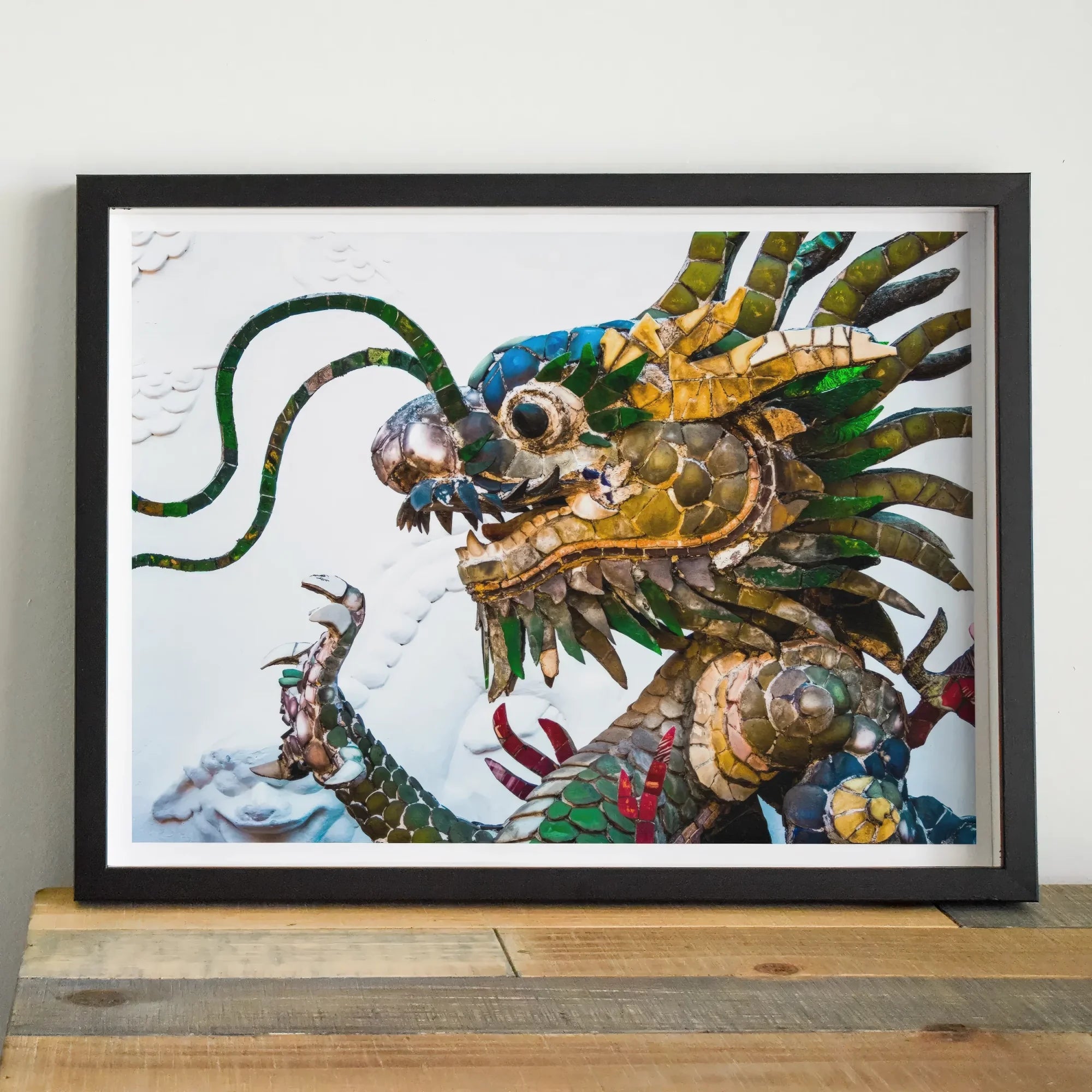 Drag Racer - Vietnamese Dragon Mosaic Art Print Posters Prints & Visual Artwork