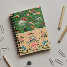 Chinoiserie Double Act - Auguste Racinet Notebook Notebooks & Notepads