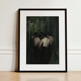 Communion - Secret Gay Orgy Art Print / Canvas, 12x16’’ / 31x41cm / Black Frame / Matboard, Posters Prints & Visual Artwork, Toby Leon