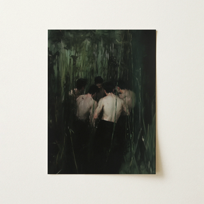 Communion - Secret Gay Orgy Art Print / Canvas, 12x16’’ / 31x41cm / Unframed / no Border, Posters Prints & Visual Artwork, Toby Leon