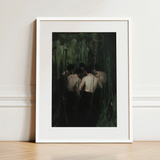 Communion - Secret Gay Orgy Art Print / Canvas, 12x16’’ / 31x41cm / White Frame / Matboard, Posters Prints & Visual Artwork, Toby Leon