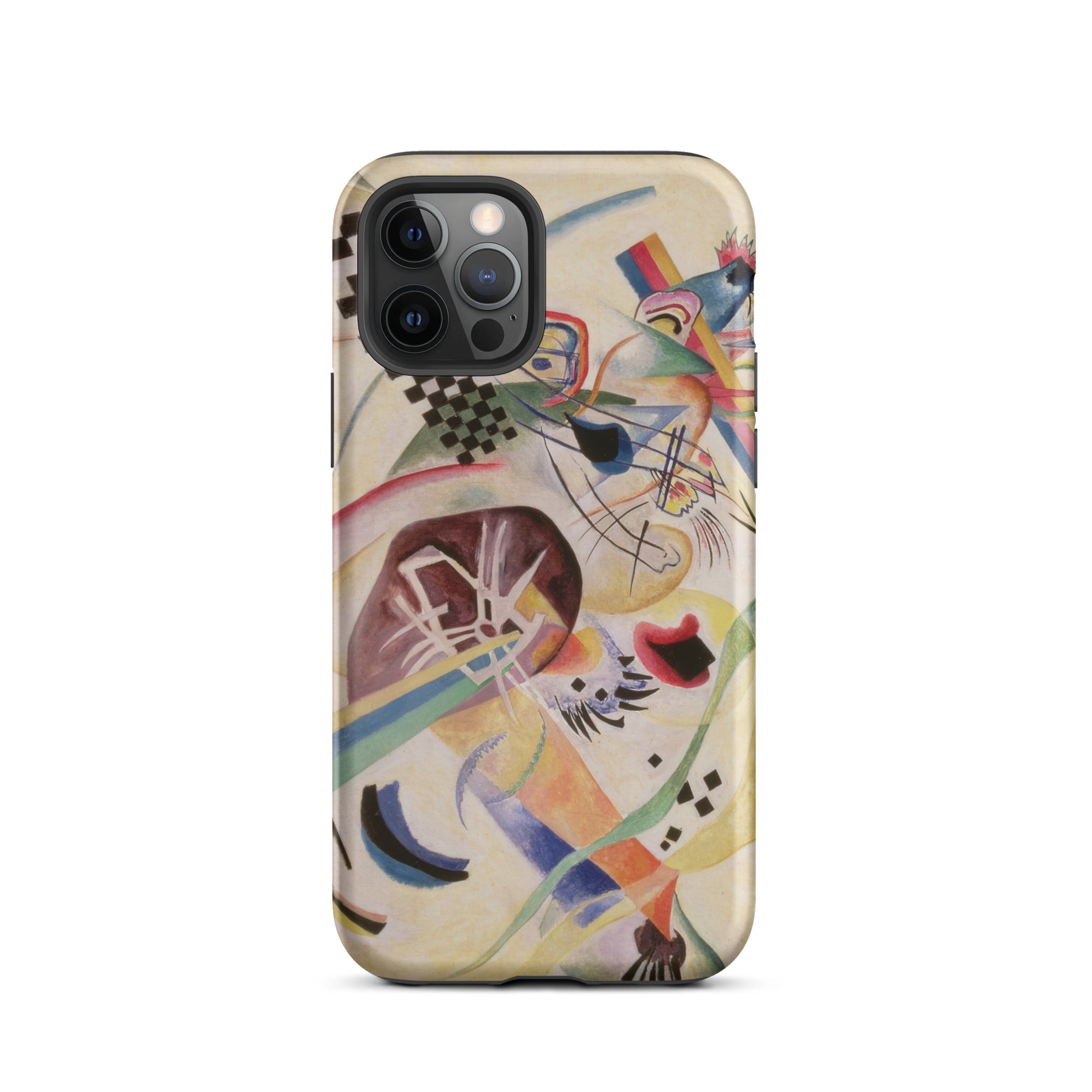Composition no 224 - Wassily Kandinsky Iphone Case, 12 Pro / Matte, Abstract Art Phone Case