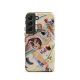 Composition no 224 - Wassily Kandinsky Phone Case Samsung Galaxy S22 / Gloss Vibrant Abstract Art Phone Case Bold Colors Dynamic Kandinsky