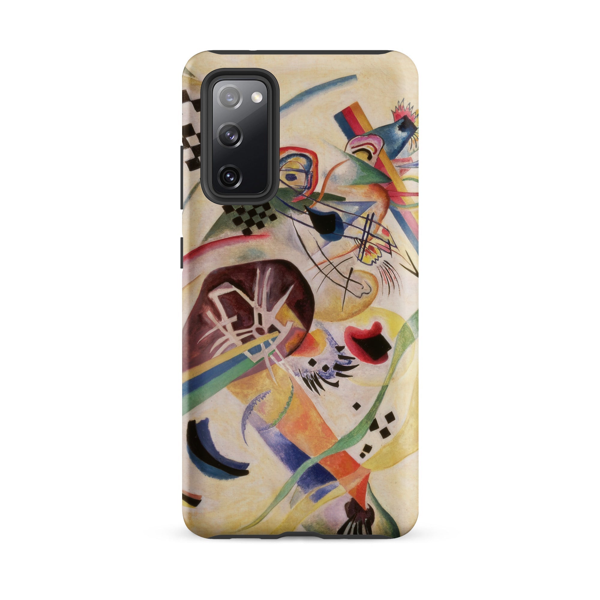Composition no 224 Wassily Kandinsky Samsung Case, Galaxy S20 Fe / Matte, Smartphone Case Abstract Art Design Vibrant Colors Dynamic