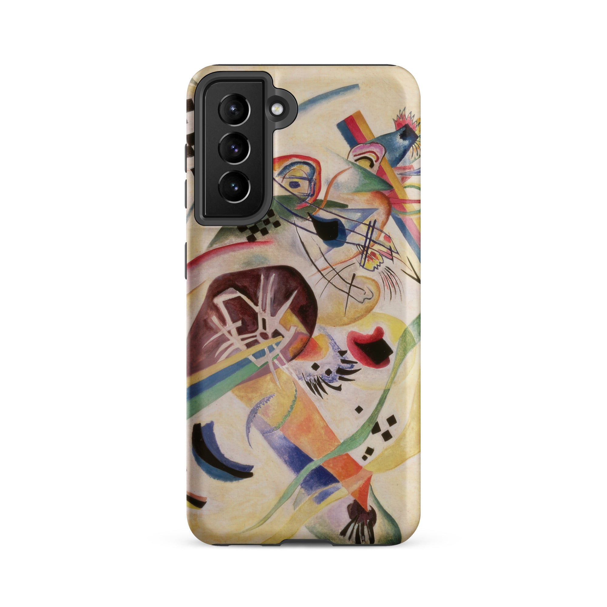 Composition no 224 Wassily Kandinsky Samsung Case, Galaxy S21 Fe / Matte, Smartphone Case Abstract Colorful Art Design