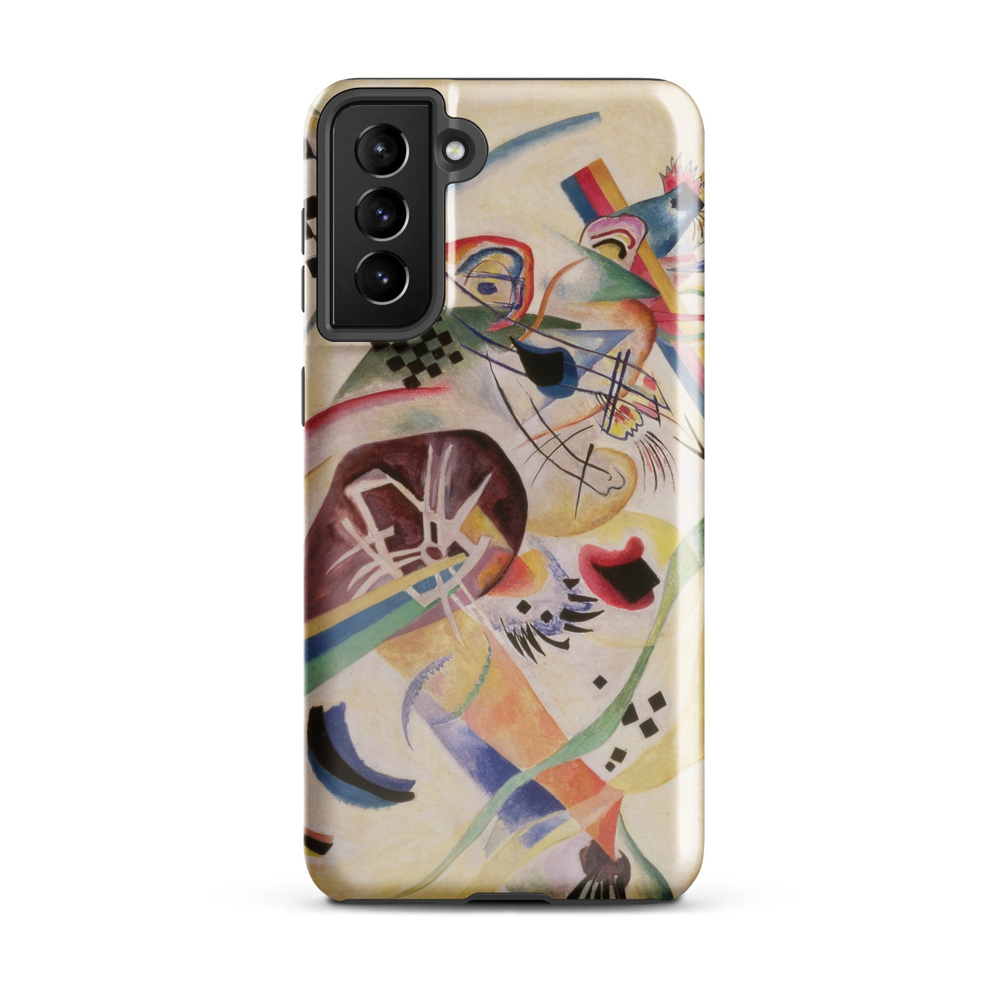 Composition no 224 Wassily Kandinsky Samsung Case, Galaxy S21 Plus / Gloss, Smartphone Case Abstract Art Design Vibrant Colors Geometric