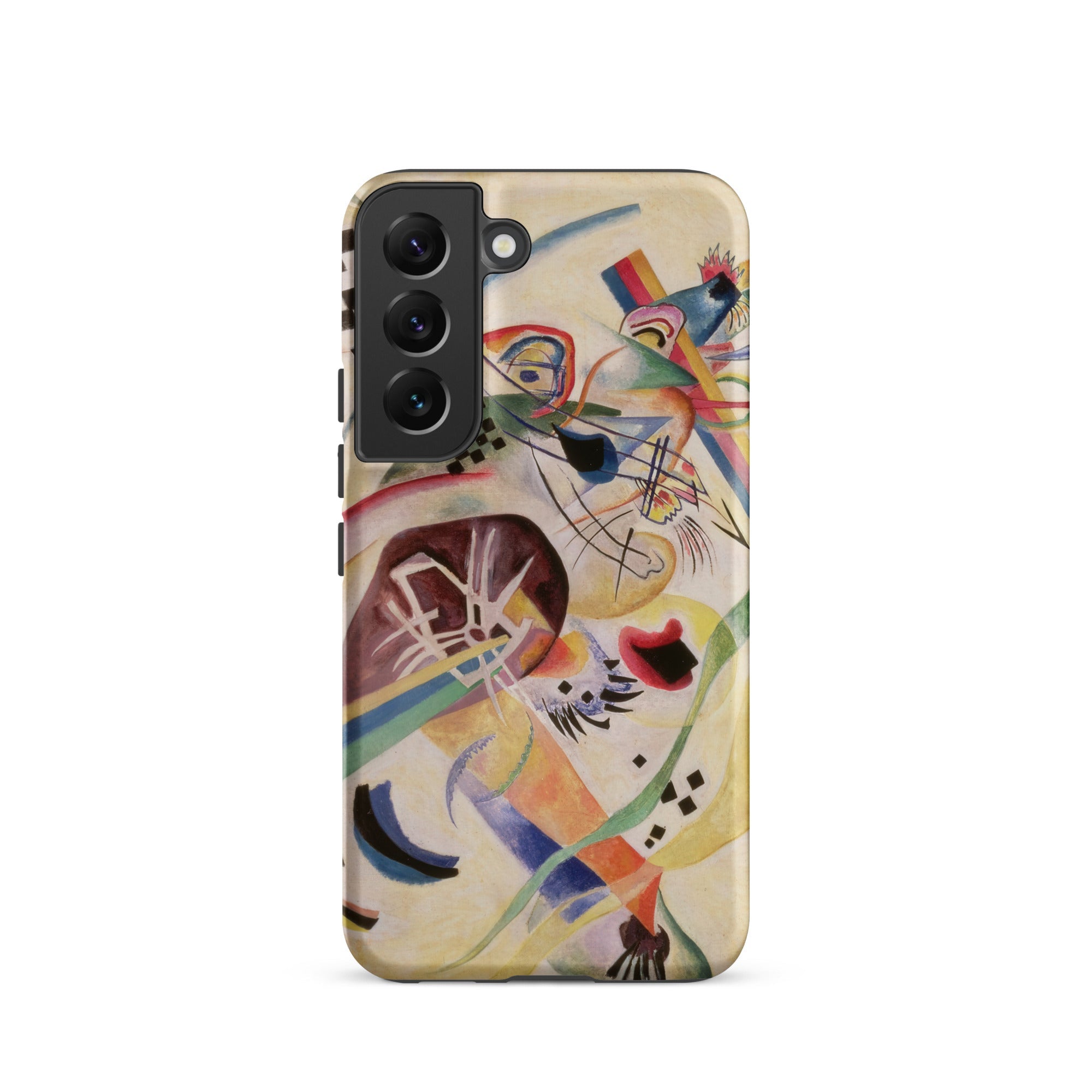 Composition no 224 Wassily Kandinsky Samsung Case, Galaxy S22 / Matte, Smartphone Case Abstract Colorful Wassily Kandinsky Style Design