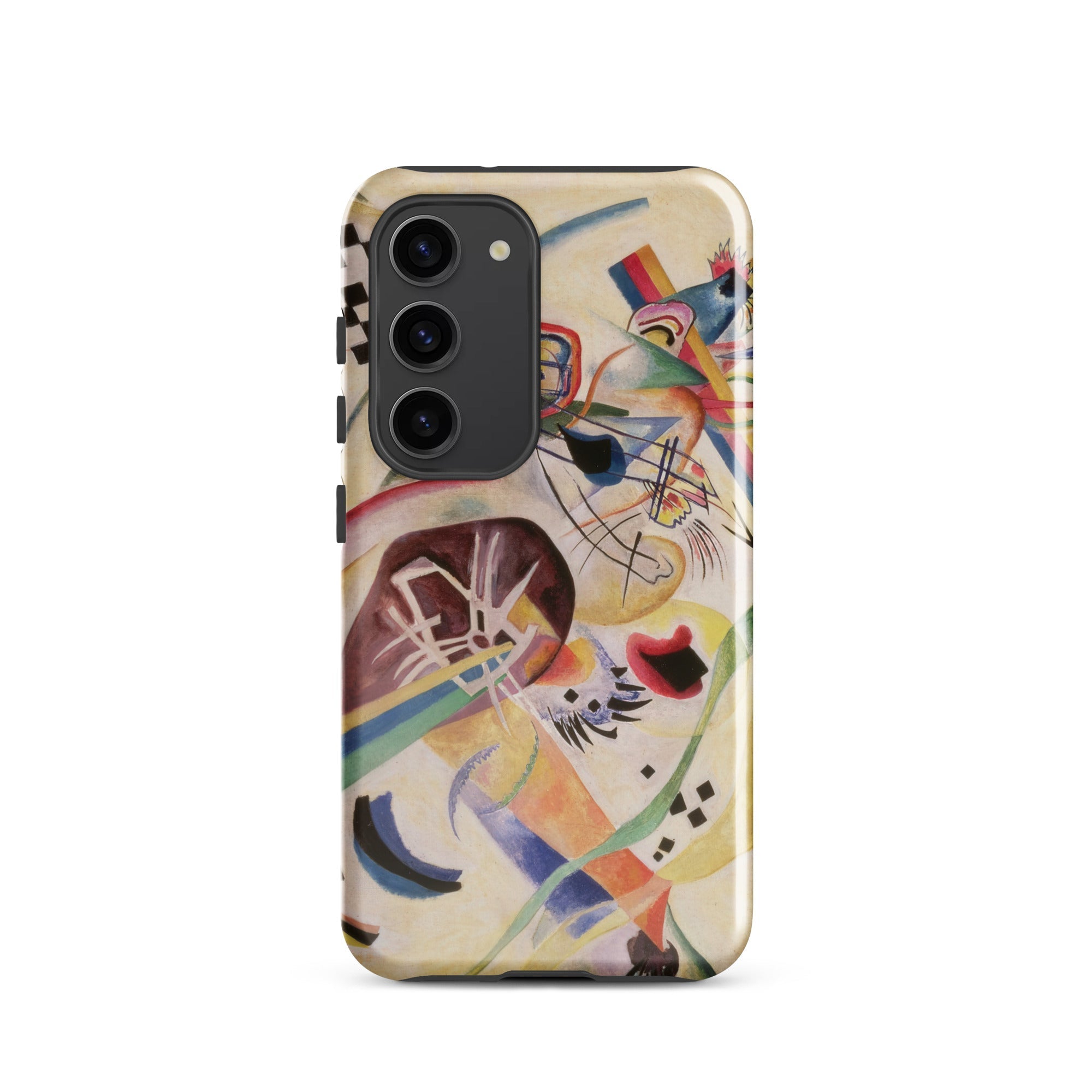 Composition no 224 Wassily Kandinsky Samsung Case, Galaxy S23 / Gloss, Phone Case Abstract Art Vibrant Colors Geometric Shapes