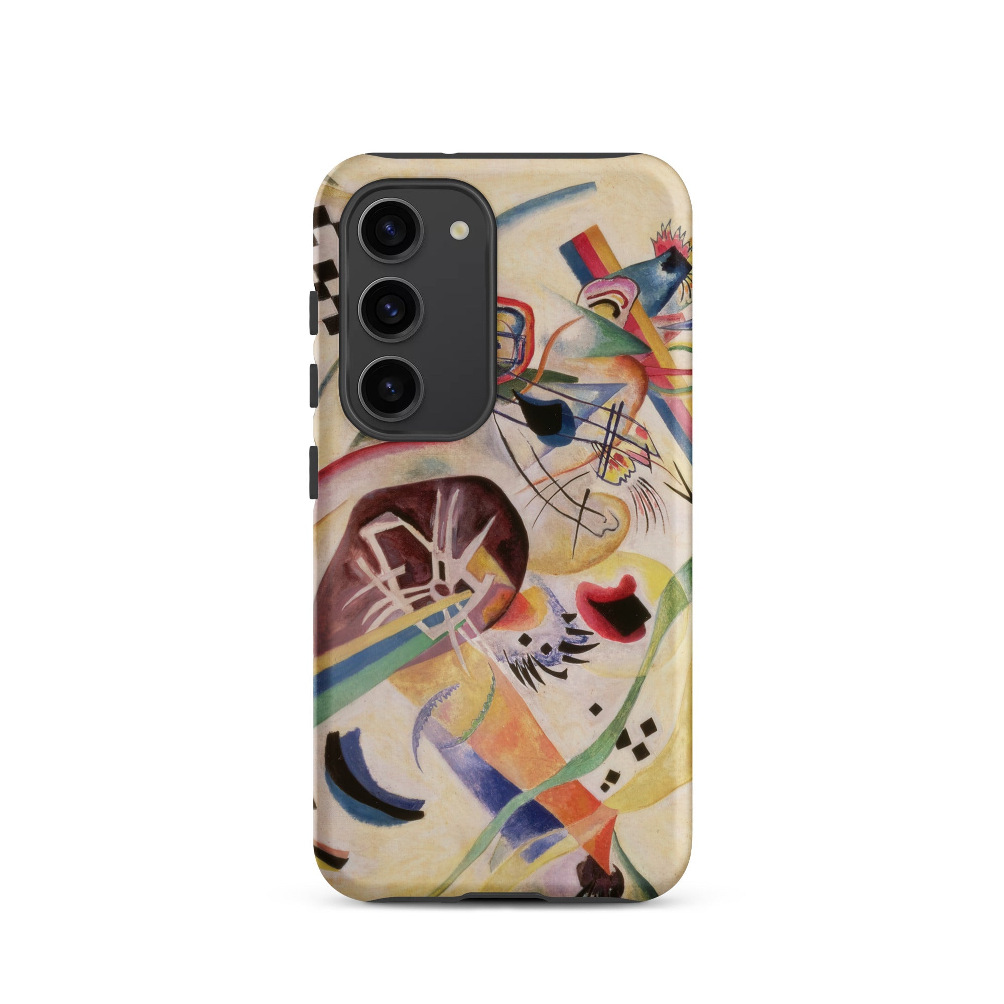 Composition no 224 Wassily Kandinsky Samsung Case, Galaxy S23 / Matte, Smartphone Case Abstract Art Vibrant Colors Geometric Shapes