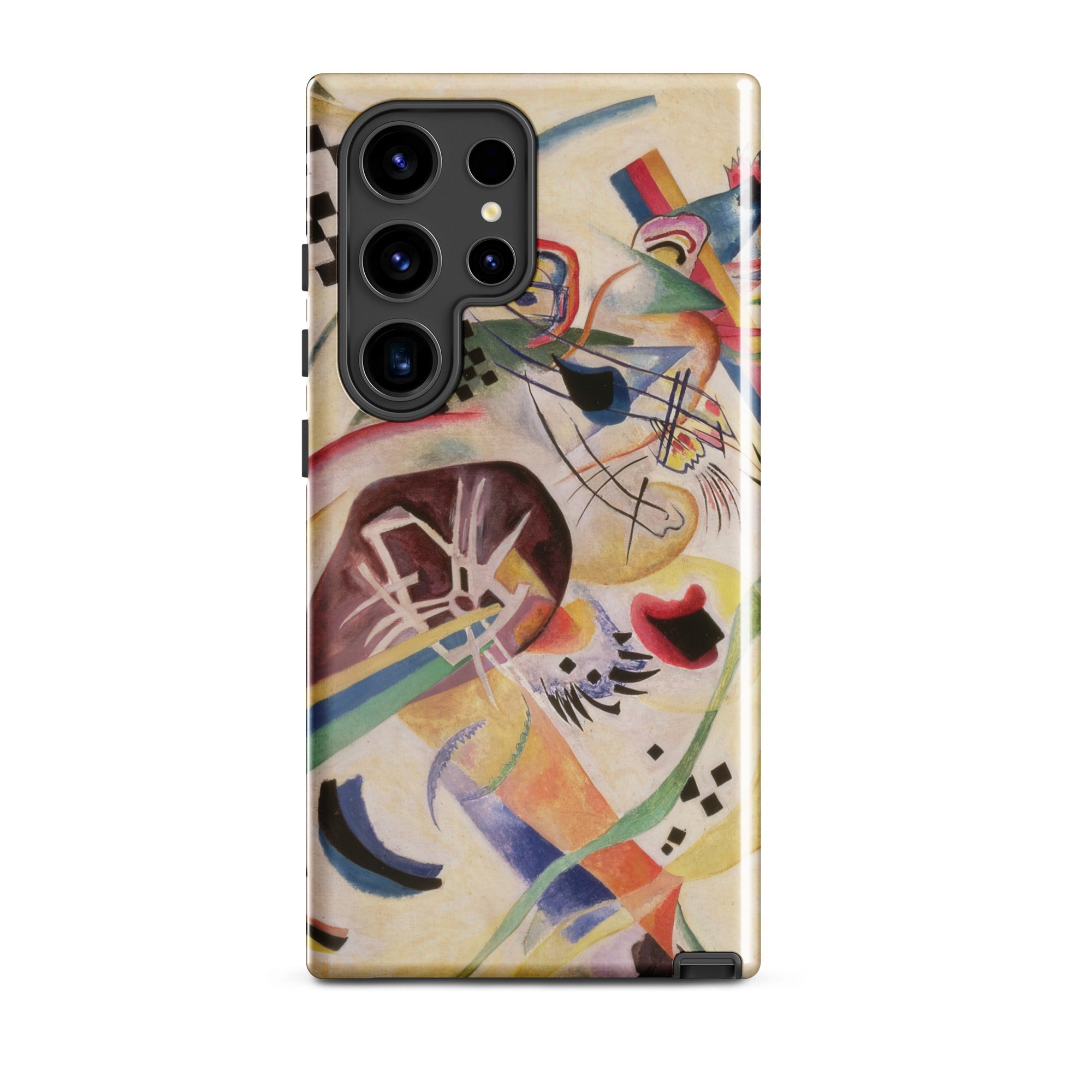 Composition no 224 Wassily Kandinsky Samsung Case, Galaxy S24 Ultra / Gloss, Phone Case Vibrant Abstract Art Design Cutout Multi Lens
