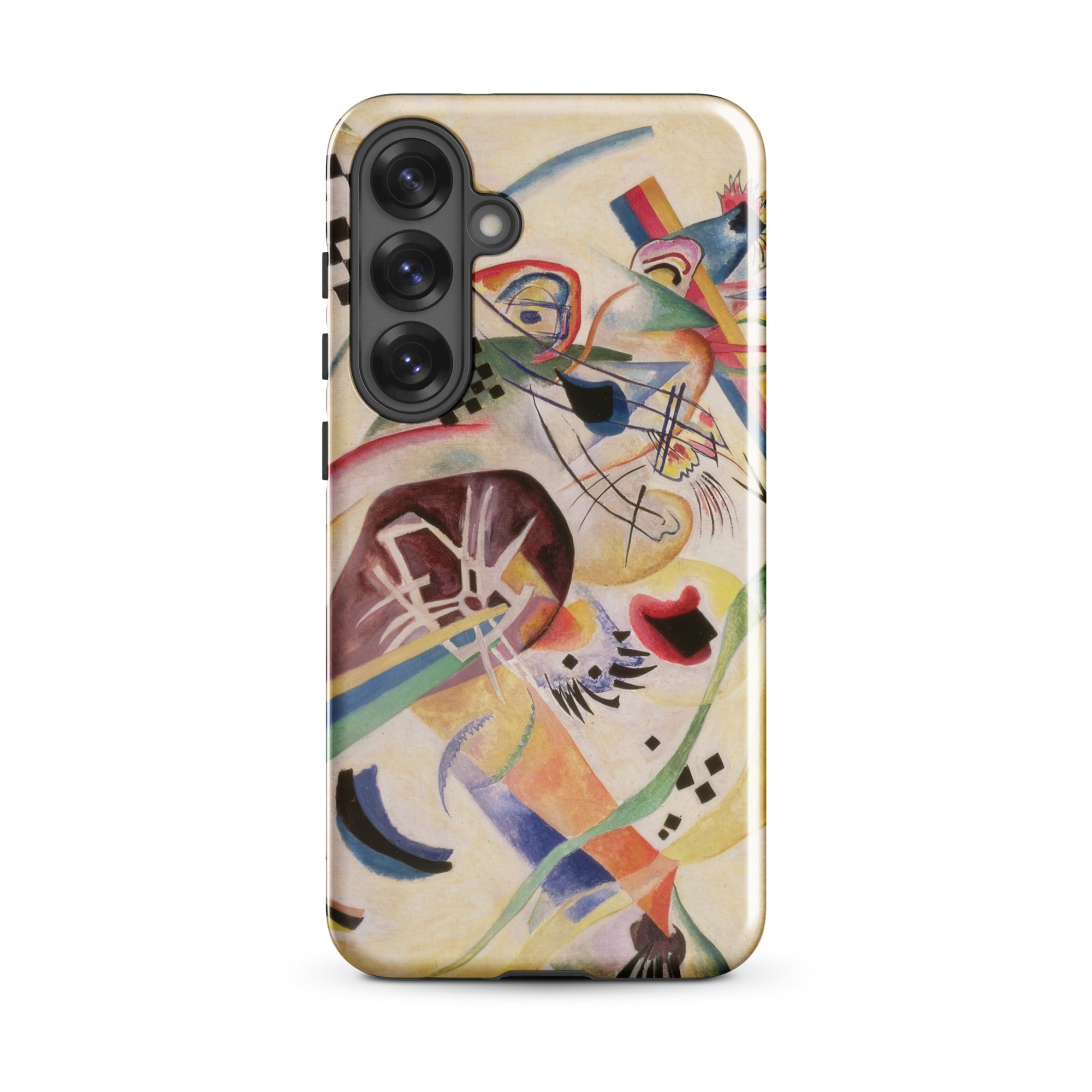 Composition no 224 Wassily Kandinsky Samsung Case, Galaxy S25 Plus / Gloss, Phone Case Adorned Abstract Art Pattern