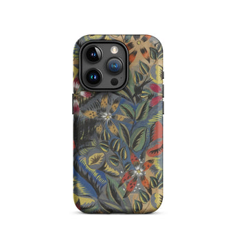 Composition Florale Aux Amarilis - Raoul Dufy Coque Iphone, 15 Pro / Mat, Coques de Téléphone Portable, Toby Leon