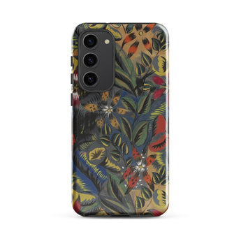 Composition Florale Aux Amarilis - Raoul Dufy Phone Case Samsung Galaxy S23 Plus / Gloss Vibrant Botanical Phone Case Bold Red Yellow Green