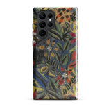 Composition Florale Aux Amarilis - Raoul Dufy Phone Case Samsung Galaxy S22 Ultra / Gloss Vibrant Detailed Floral Phone Case Bold Reds