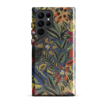Composition Florale Aux Amarilis - Raoul Dufy Phone Case Samsung Galaxy S22 Ultra / Gloss Vibrant Detailed Floral Phone Case Bold Reds