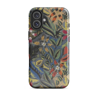 Composition Florale Aux Amarilis - Raoul Dufy Phone Case Iphone 16 Plus / Gloss Vibrant Detailed Floral Phone Case Bold Reds Yellows Garden