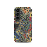 Composition Florale Aux Amarilis - Raoul Dufy Phone Case Samsung Galaxy S24 / Matte Vibrant Floral-patterned Phone Case Bold Orange Red