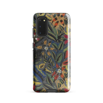 Composition Florale Aux Amarilis - Raoul Dufy Phone Case Samsung Galaxy S20 / Gloss Vibrant Floral-patterned Phone Case Bold Red Orange
