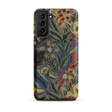 Composition Florale Aux Amarilis - Raoul Dufy Phone Case Samsung Galaxy S21 Plus / Matte Vibrant Floral-patterned Phone Case Bold Red