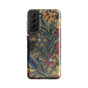 Composition Florale Aux Amarilis - Raoul Dufy Phone Case Samsung Galaxy S21 Fe / Gloss Vibrant Floral-patterned Phone Case Bold Red Yellow