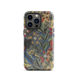 Composition Florale Aux Amarilis - Raoul Dufy Phone Case Iphone 13 Pro / Gloss Vibrant Intricately Designed Phone Case Dense Floral Pattern