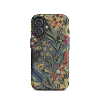 Composition Florale Aux Amarilis - Raoul Dufy Phone Case Iphone 16 / Matte Vibrant Tropical Floral Phone Case Bold Reds Yellows Garden