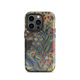 Composition Florale Aux Amarilis - Raoul Dufy Phone Case Iphone 14 Pro / Gloss Vibrant Floral-patterned Bold Yellow Red Green Garden
