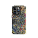 Composition Florale Aux Amarilis - Raoul Dufy Phone Case Iphone 15 Pro / Matte Vibrant Intricately Designed Dense Floral Pattern Garden
