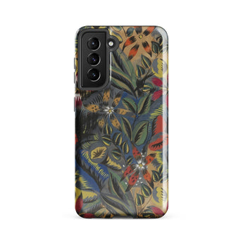 Composition Florale Aux Amarilis - Raoul Dufy Phone Case Samsung Galaxy S21 Fe / Gloss Vibrant Floral-patterned Bold Red Yellow Green