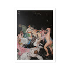 Congregation Dionysian Gay Gods Art Print, 18x24’’ / 46x61cm / Unframed, Oil Painting Nude Figures