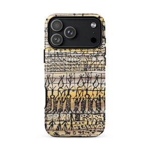 Cooling in a Hot Zone Garden - Paul Klee Phone Case, Paul Klee’s Cooling, Klee Iphone Case, Pale Ochre Wash