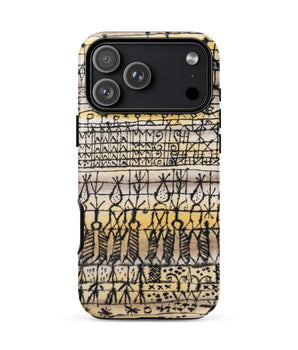 Iphone 17 Pro Max / Matte Cooling in a Hot Zone Garden - Paul Klee Phone Case Klee’s, Pale Ochre Wash