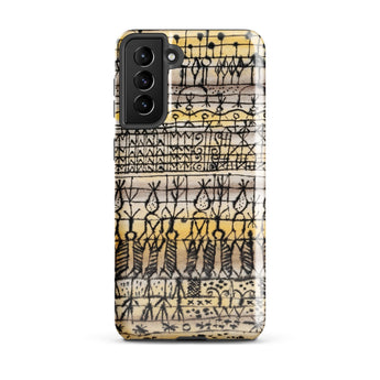 Cooling in a Hot Zone Garden - Paul Klee Phone Case Samsung Galaxy S21 Plus / Gloss Samsung Galaxy S21 Phone Case Vintage-style Hand-drawn