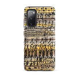 Cooling in a Hot Zone Garden - Paul Klee Phone Case Samsung Galaxy S20 Fe / Matte Phone Case Vibrant Abstract Design Black Line Art Paul