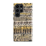 Cooling in a Hot Zone Garden - Paul Klee Phone Case Samsung Galaxy S23 Ultra / Gloss Phone Case Vibrant Yellow Black Abstract Tribal