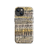 Cooling in a Hot Zone Garden - Paul Klee Phone Case Iphone 13 / Gloss Phone Case Vintage Hand-drawn Pattern Black Ink Illustrations Paul