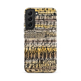 Cooling in a Hot Zone Garden - Paul Klee Phone Case Samsung Galaxy S22 Plus / Matte Phone Case Vintage-style Abstract Pattern Black Line