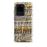 Cooling in a Hot Zone Garden - Paul Klee Phone Case Samsung Galaxy S20 Ultra / Gloss Phone Case Vintage-style Black-and-yellow Abstract