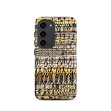 Cooling in a Hot Zone Garden - Paul Klee Phone Case Samsung Galaxy S23 / Matte Phone Case Vintage-style Hand-drawn Pattern Black Ink