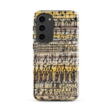 Cooling in a Hot Zone Garden - Paul Klee Phone Case Samsung Galaxy S23 Plus / Gloss Phone Case Vintage-style Hand-drawn Pattern Black