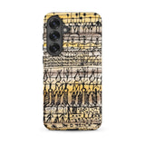 Cooling in a Hot Zone Garden - Paul Klee Phone Case Samsung Galaxy S25 Plus / Matte Phone Case Vintage-style Hand-drawn Tribal Pattern