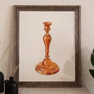 Copper Candlestick - William Schmidt 1930s Art Print Posters Prints & Visual Artwork