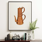 Copper Coffee Pot - Ray Price 1930s Kitchen Art Print Posters Prints & Visual Artwork