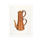 Copper Coffee Pot - Ray Price 1930s Kitchen Art Print